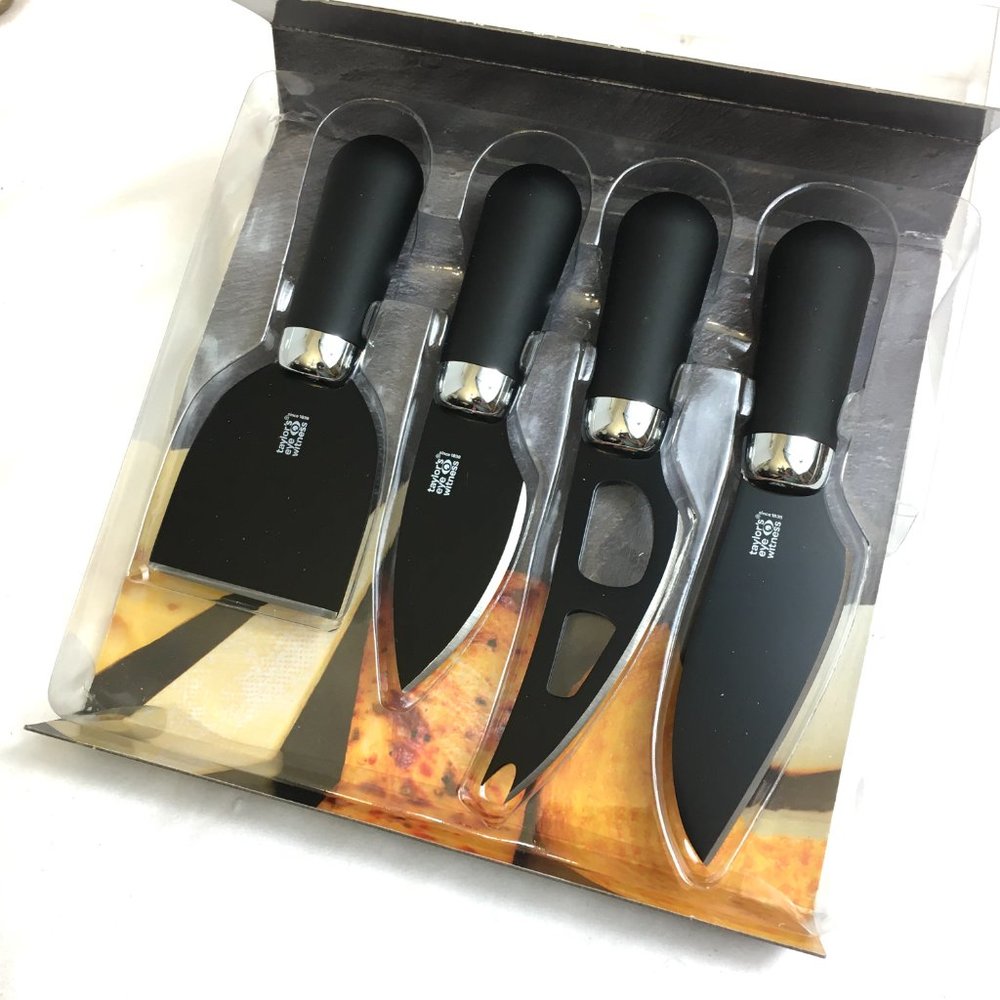 Taylor's Eye Witness Brooklyn 4pc Cheese Knife set NWT NOS